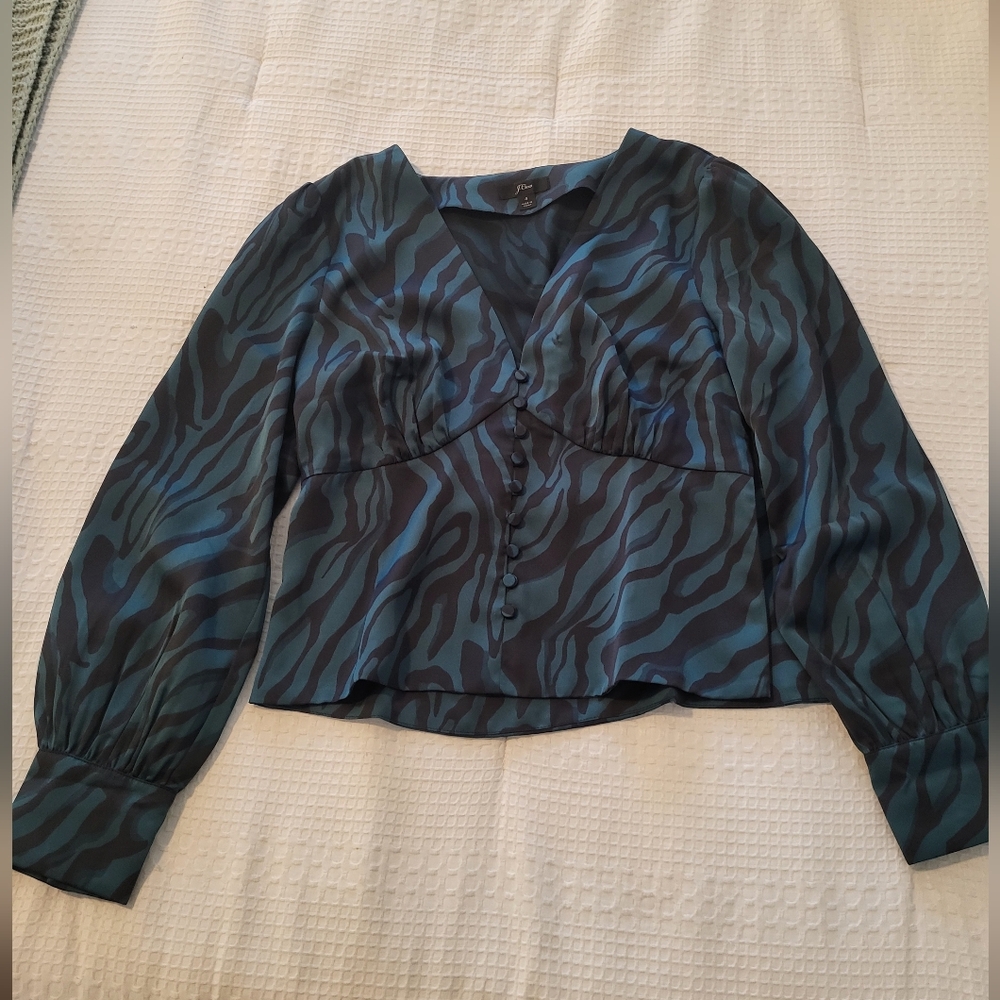 JCrew Flowy Blouse